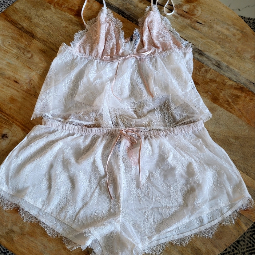 Victorias Secret Lacey Set Size L